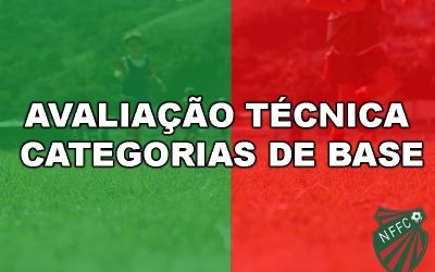Departamento de Futebol realiza avalição técnica para as categorias de base  Testes acontecem nos sábados (15 e 22 de fevereiro), das 8h às 12h, no Centro de Treinamento em Conselheiro Paulino
