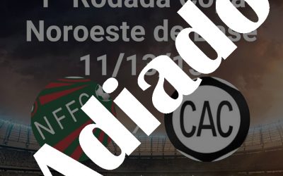 Copa Noroeste tem início adiado pela organização da competição Medida foi anunciada na tarde desta sexta (13/3) por conta do Coronavirus