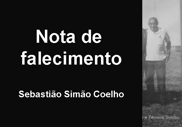 Nota de pesar: Sebastião Simão Coelho