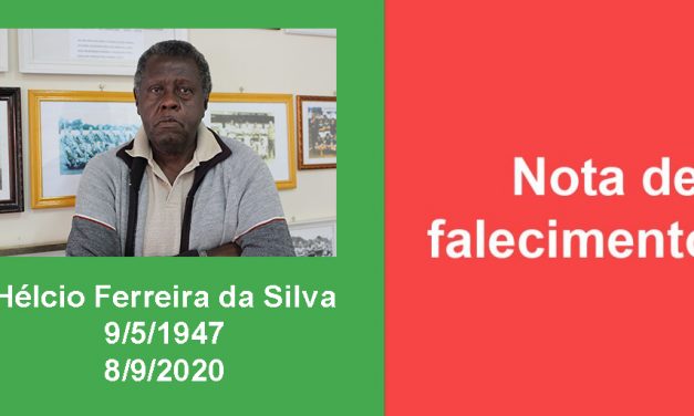 NOTA DE FALECIMENTO: Hélcio Ferreira da Silva