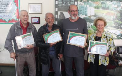 Homenagem marca evento comemorativo pelo aniversário do extinto Friburgo Futebol Clube  Atividade foi realizada na manhã desta quarta (26 de abril), na sede social (Centro)