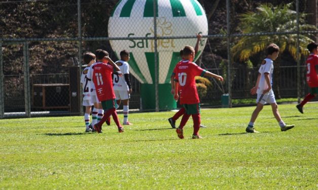 <h1>Nova Friburgo F.C participa de amistosos pelas categorias Sub 9 e 11 </h1> <h>Jogos, pela preliminar da Supercopa SAF, foram disputados na manhã de domingo (seis de agosto), no Estádio Márcio Branco, em Stucky</h>