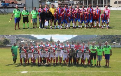 Futebol Master movimenta programação dos 44 anos do Nova Friburgo F.C  Partida aconteceu no Centro de Treinamento, em Conselheiro Paulino