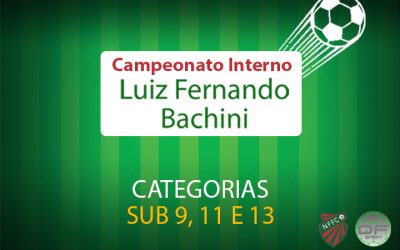 Torneio Interno Luiz Fernando Bachini movimenta Escolinha  Partidas acontecem aos sábados durante os treinos. As atividades são realizadas no Centro de Treinamento do Nova Friburgo F.C, em Conselheiro Paulino