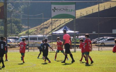 Escolinha participa de amistosos na programação da Supercopa SAF  Partidas foram disputadas na manhã deste domingo (20 de julho), no Estádio Márcio Branco, em Stucky