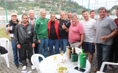Confraternização, futebol master, futmesa e missa marcam 47 anos do Nova Friburgo F.C.  Atividades contaram com a participação de sócios, convidados e diretores